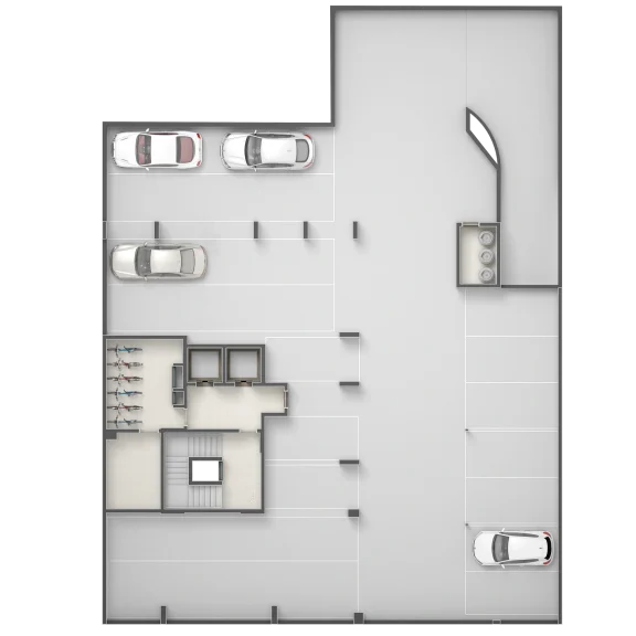 Garagem Subsolo - Sun Haus