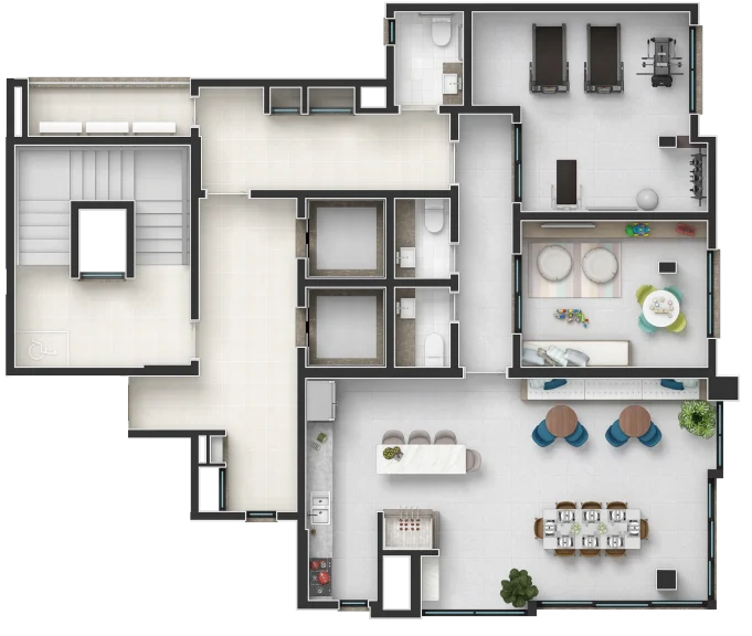 Pavimento 01 - Sun Haus