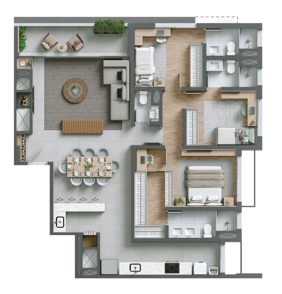 Três Quartos Final 02